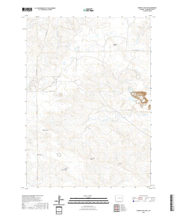 Whipple Hollow topographic map thumbnail