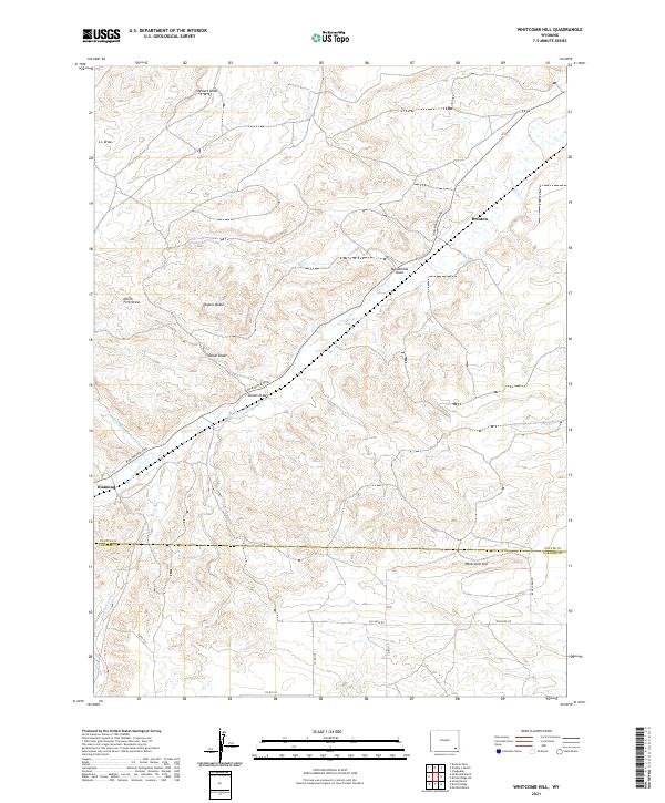 Whitcomb Hill topographic map thumbnail