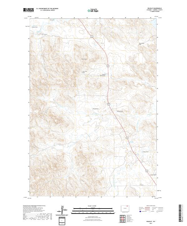 Wildcat topographic map thumbnail