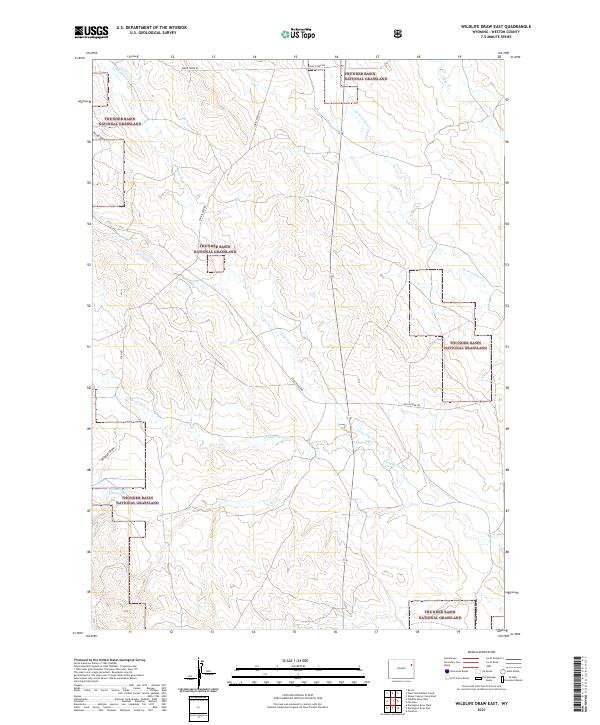Wildlife Draw East topographic map thumbnail