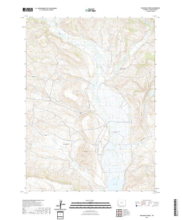 Wilkinson Creek topographic map thumbnail