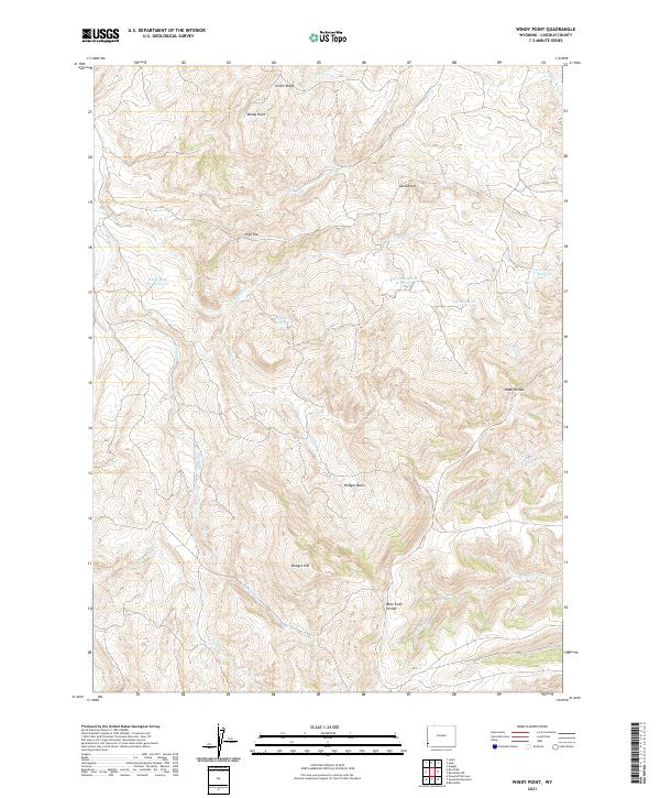 Windy Point topographic map thumbnail