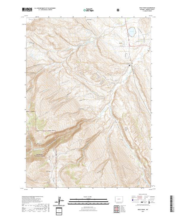 Wolf Point topographic map thumbnail