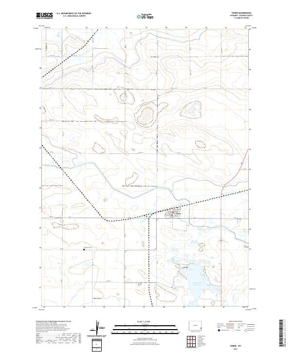 Yoder topographic map thumbnail