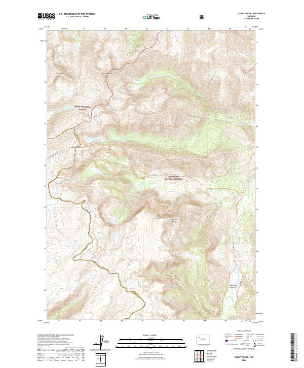 Younts Peak topographic map thumbnail