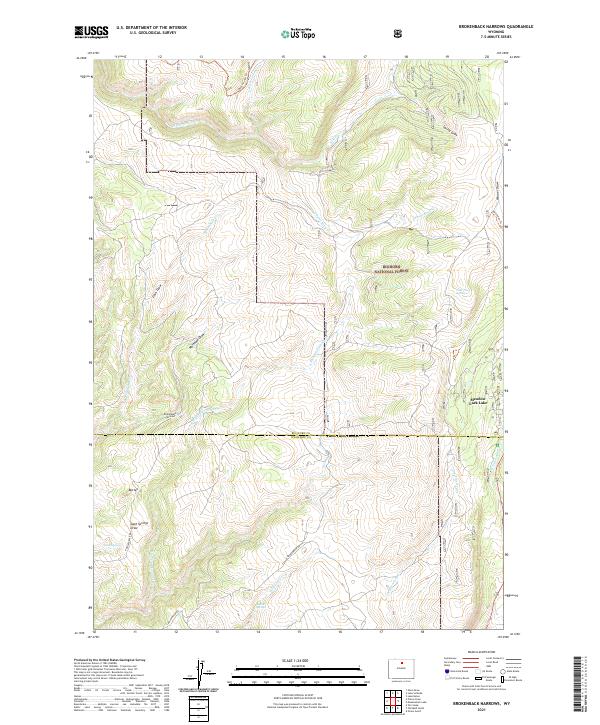 Brokenback Narrows topographic map thumbnail