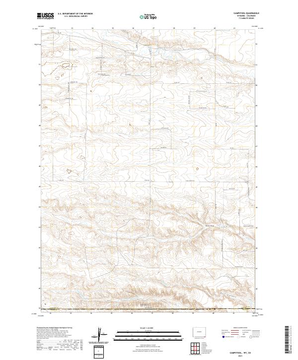 Campstool topographic map thumbnail