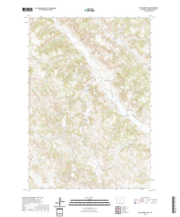Dead Horse Lake topographic map thumbnail