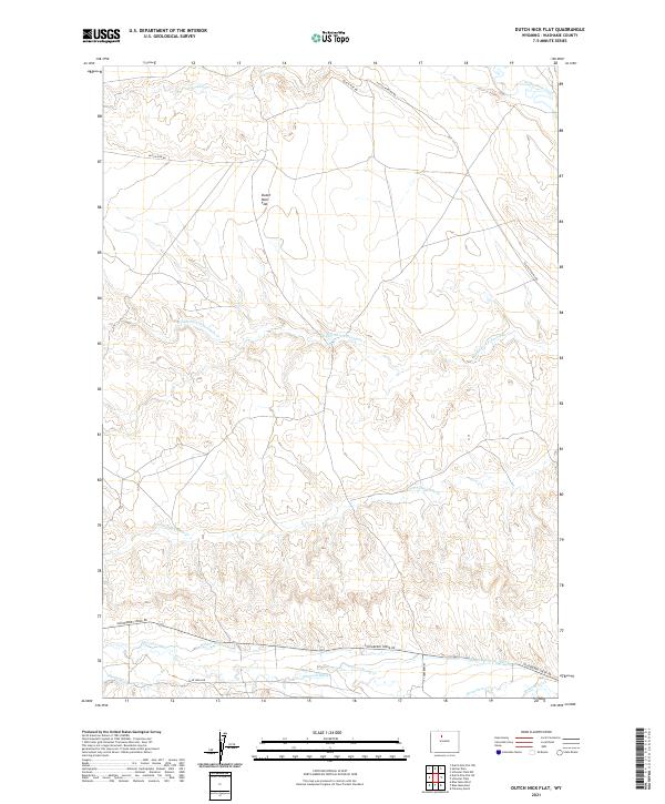 Dutch Nick Flat topographic map thumbnail