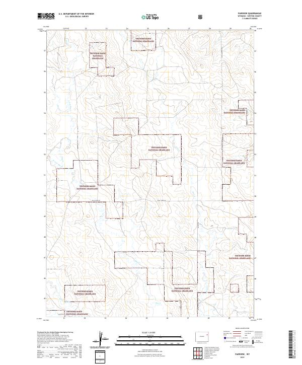 Fairview topographic map thumbnail
