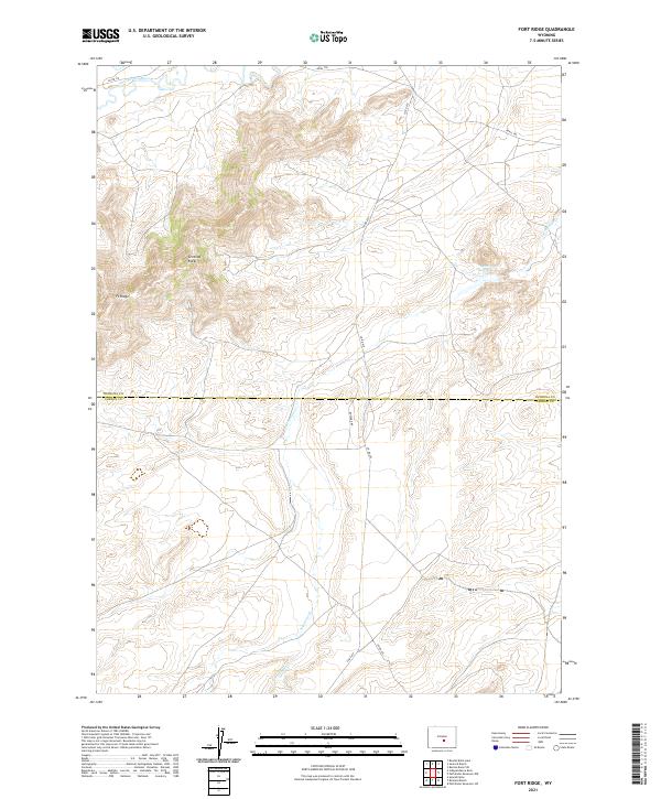 Fort Ridge 2021 topographic map thumbnail