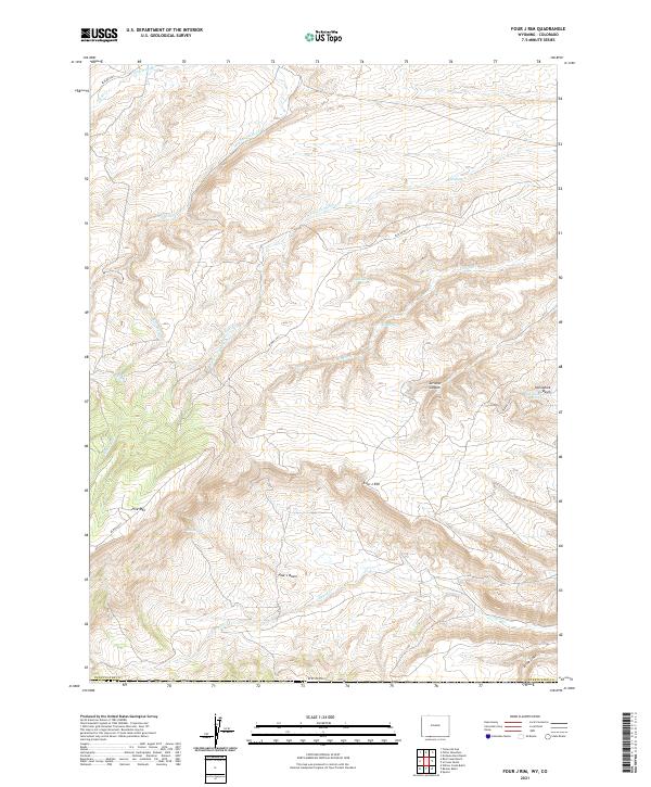 Four J Rim 2021 topographic map thumbnail