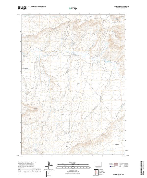 Fourmile Point 2021 topographic map thumbnail
