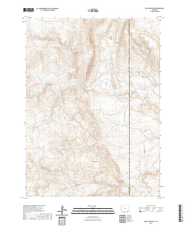 Goat Mountain topographic map thumbnail