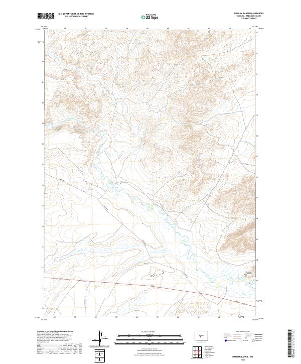 Graham Ranch topographic map thumbnail