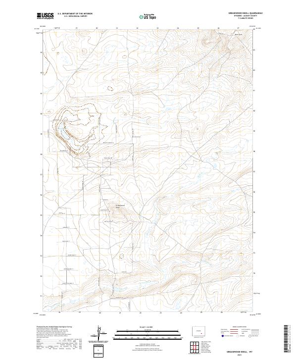 Greasewood Knoll topographic map thumbnail