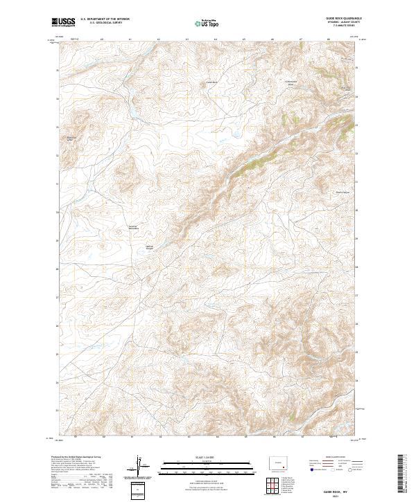 Guide Rock topographic map thumbnail
