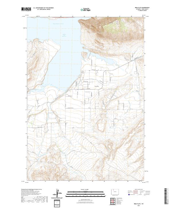Irma Flats topographic map thumbnail
