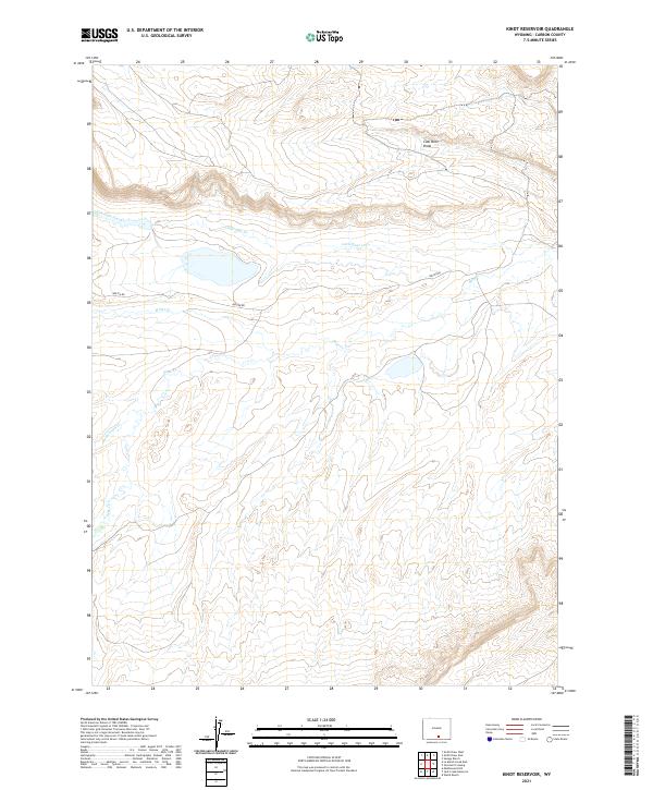 Kindt Reservoir topographic map thumbnail