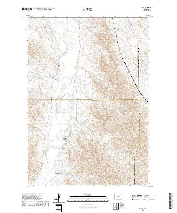 Lariat topographic map thumbnail