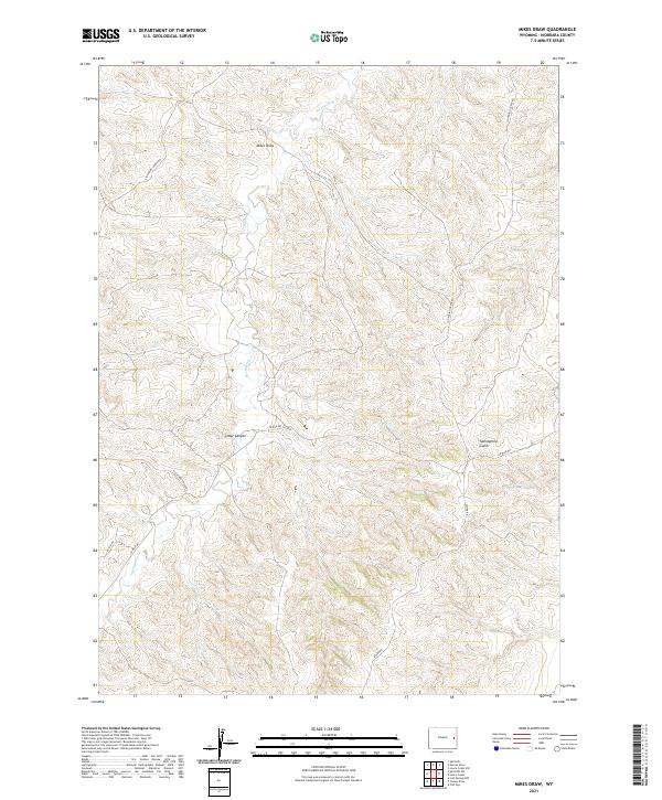 Mikes Draw topographic map thumbnail