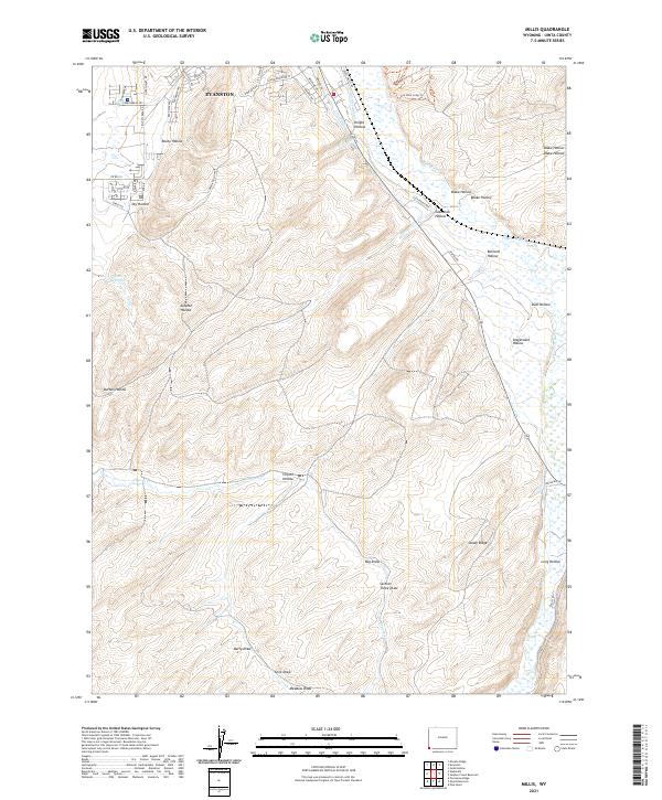 Millis topographic map thumbnail