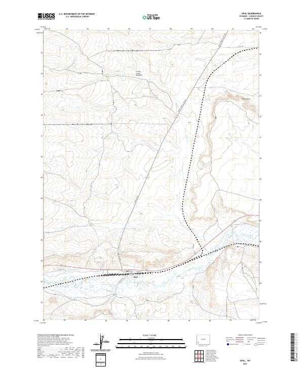 Opal topographic map thumbnail