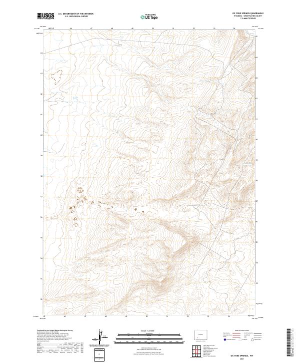 Ox Yoke Springs topographic map thumbnail