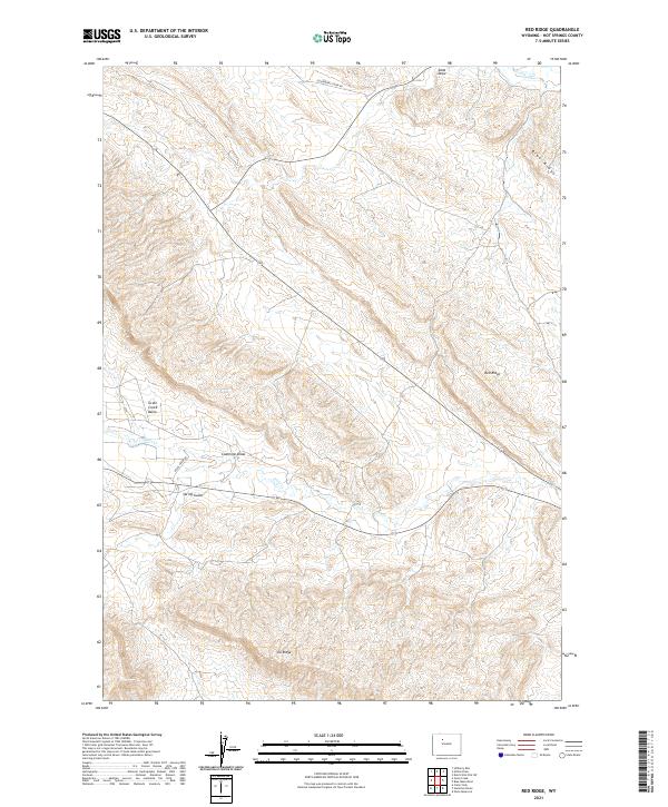 Red Ridge 2021 topographic map thumbnail