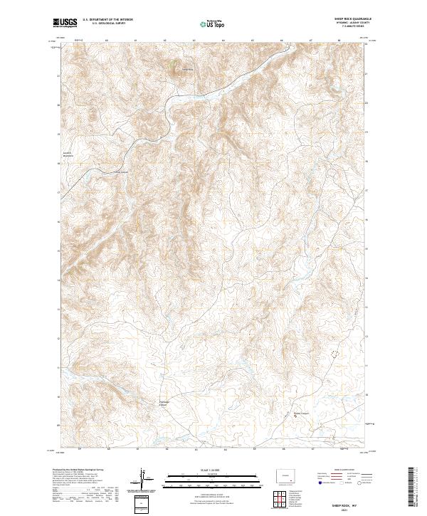 Sheep Rock topographic map thumbnail