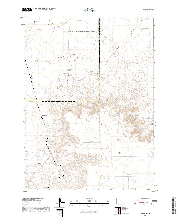 Tremain topographic map thumbnail