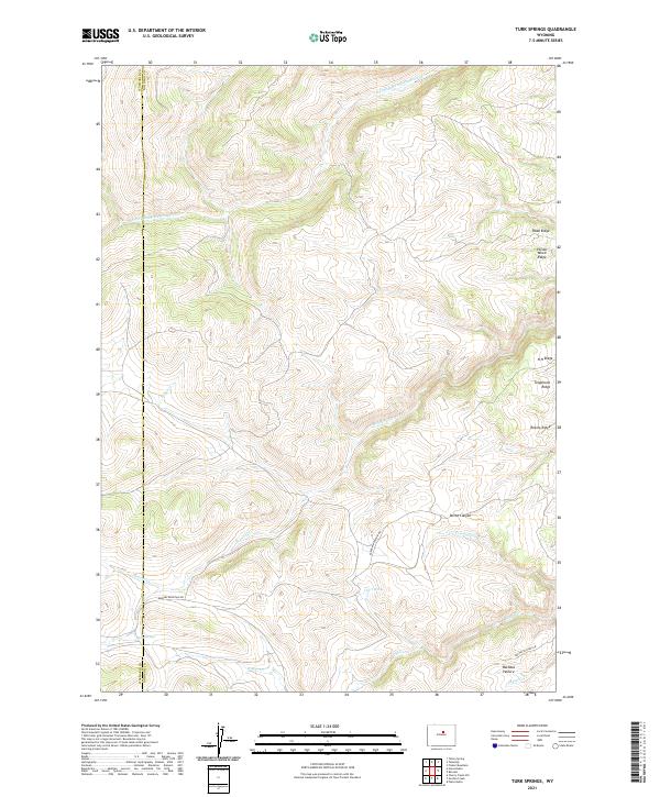 Turk Springs topographic map thumbnail