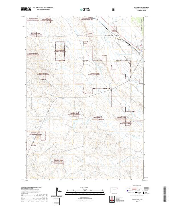 Upton West topographic map thumbnail