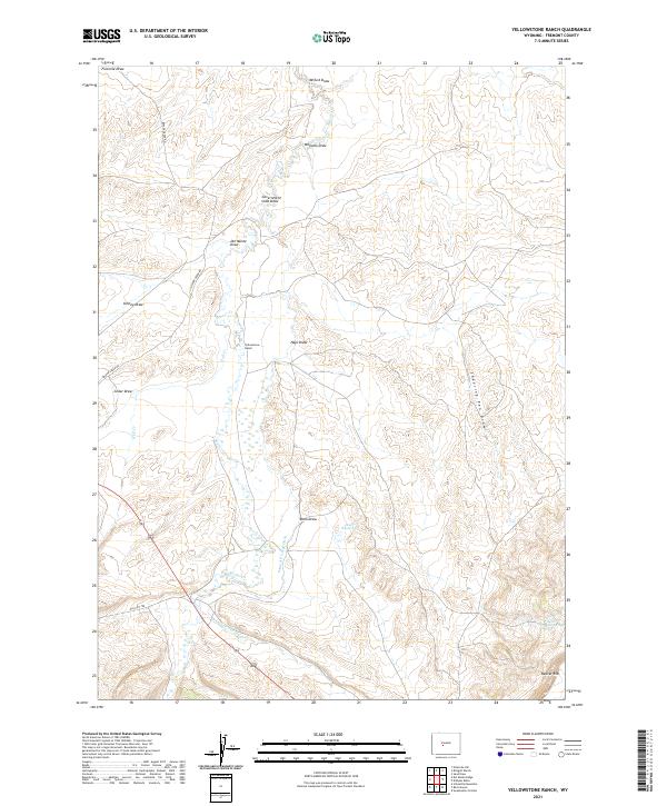 Yellowstone Ranch topographic map thumbnail