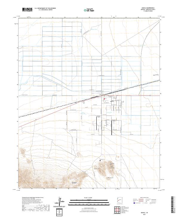Aguila topographic map thumbnail