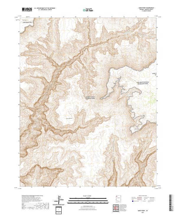 Amos Point topographic map thumbnail