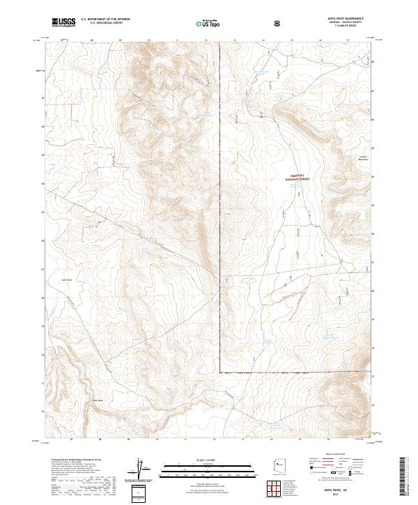 Anvil Rock topographic map thumbnail