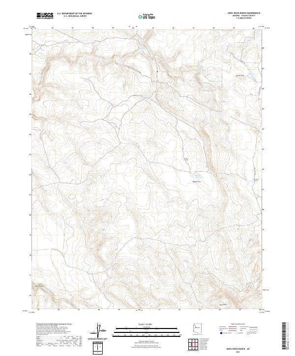Anvil Rock Ranch 2021 topographic map thumbnail