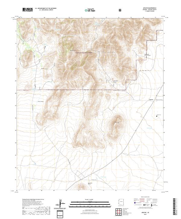 Apache 2021 topographic map thumbnail