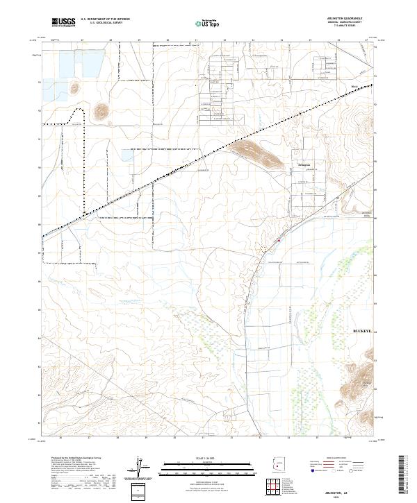 Arlington topographic map thumbnail