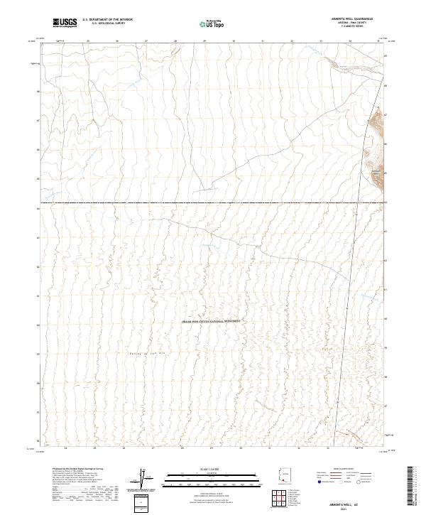 Armenta Well topographic map thumbnail