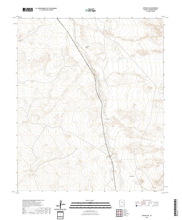 Artesia NE topographic map thumbnail