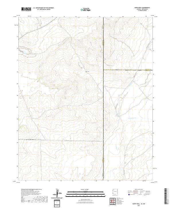 Barth Well topographic map thumbnail