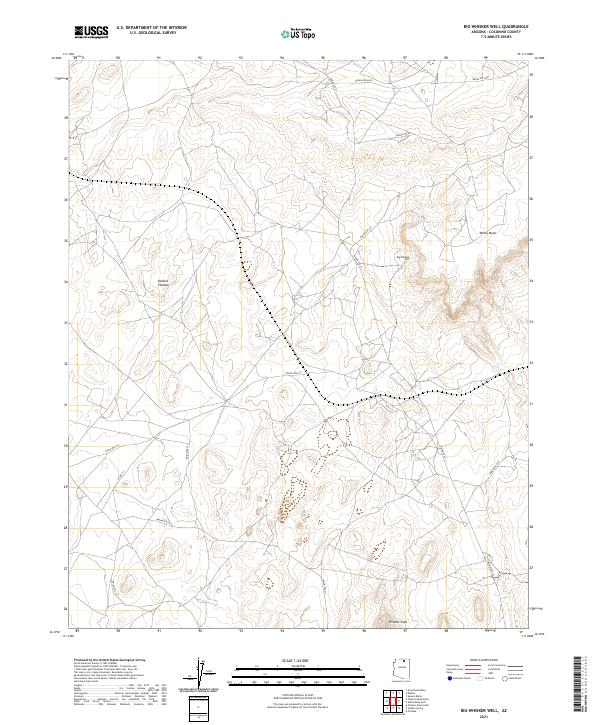 Big Whisker Well 2021 topographic map thumbnail