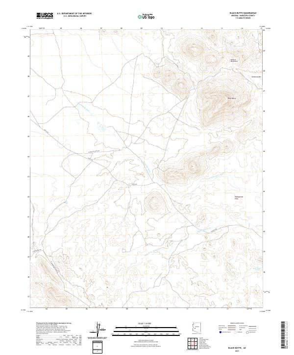 Black Butte 2021 topographic map thumbnail