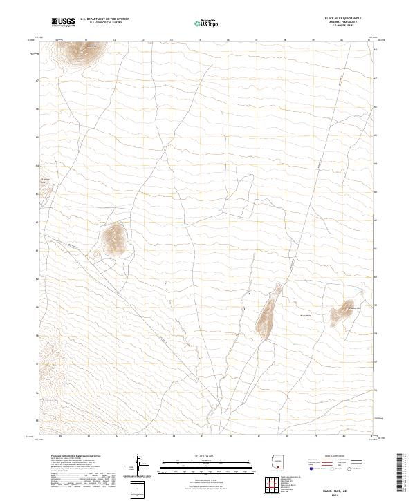Black Hills 2021 topographic map thumbnail