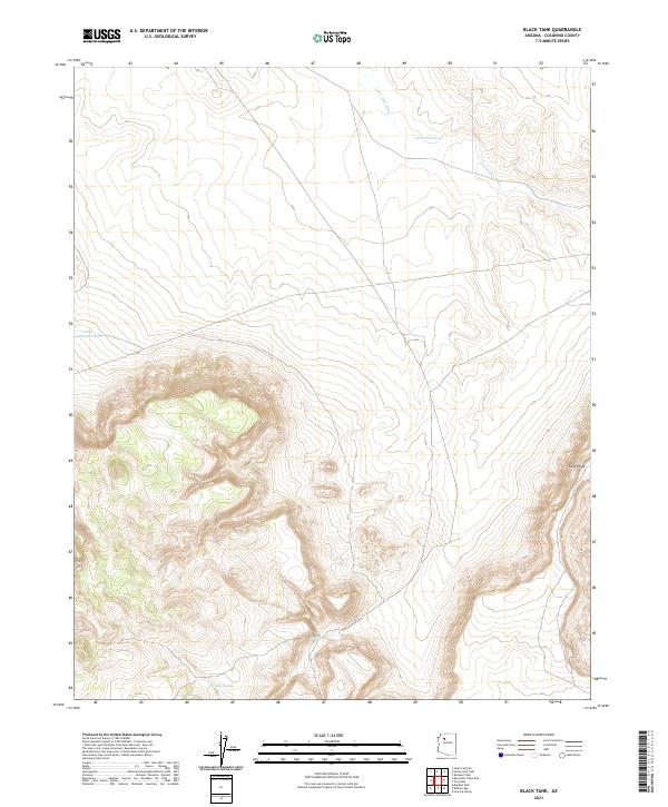 Black Tank 2021 topographic map thumbnail