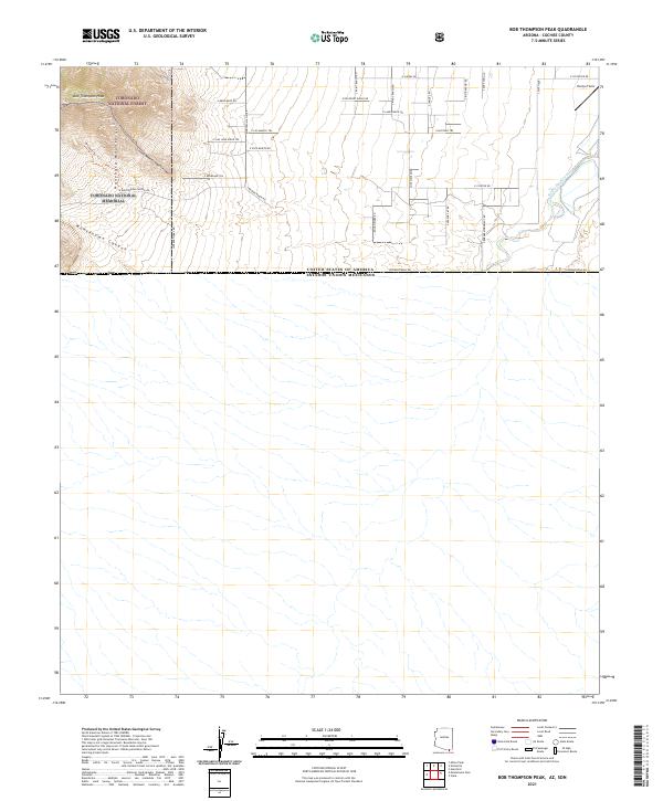 Bob Thompson Peak topographic map thumbnail
