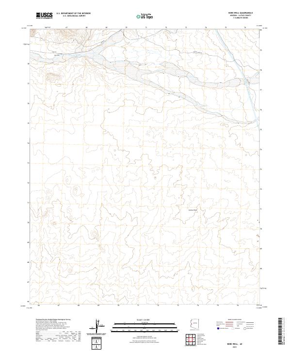 Bobs Well topographic map thumbnail