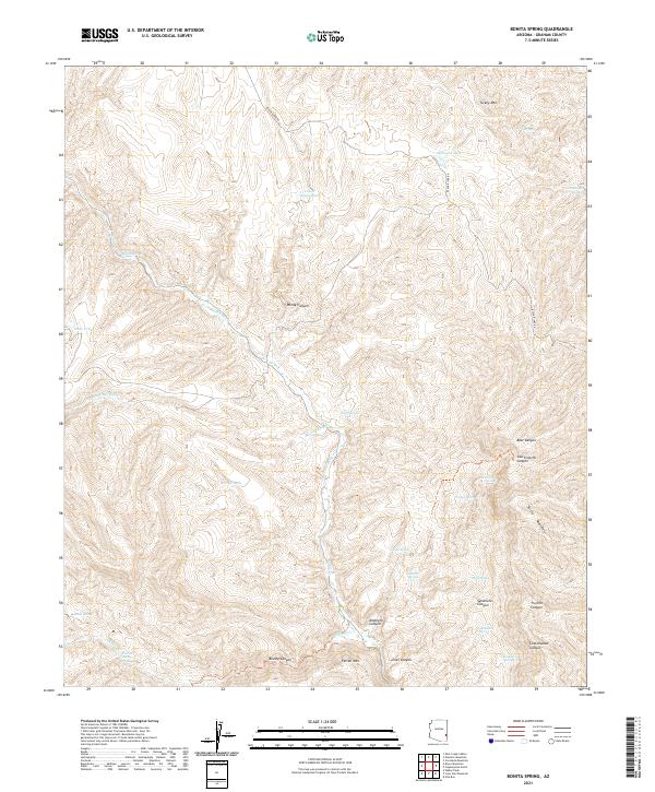 Bonita Spring 2021 topographic map thumbnail